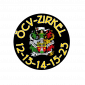 ÖCV-Zirkellogo mit ÖCV-Wappen mittig und Text kreisförmig angeordnet