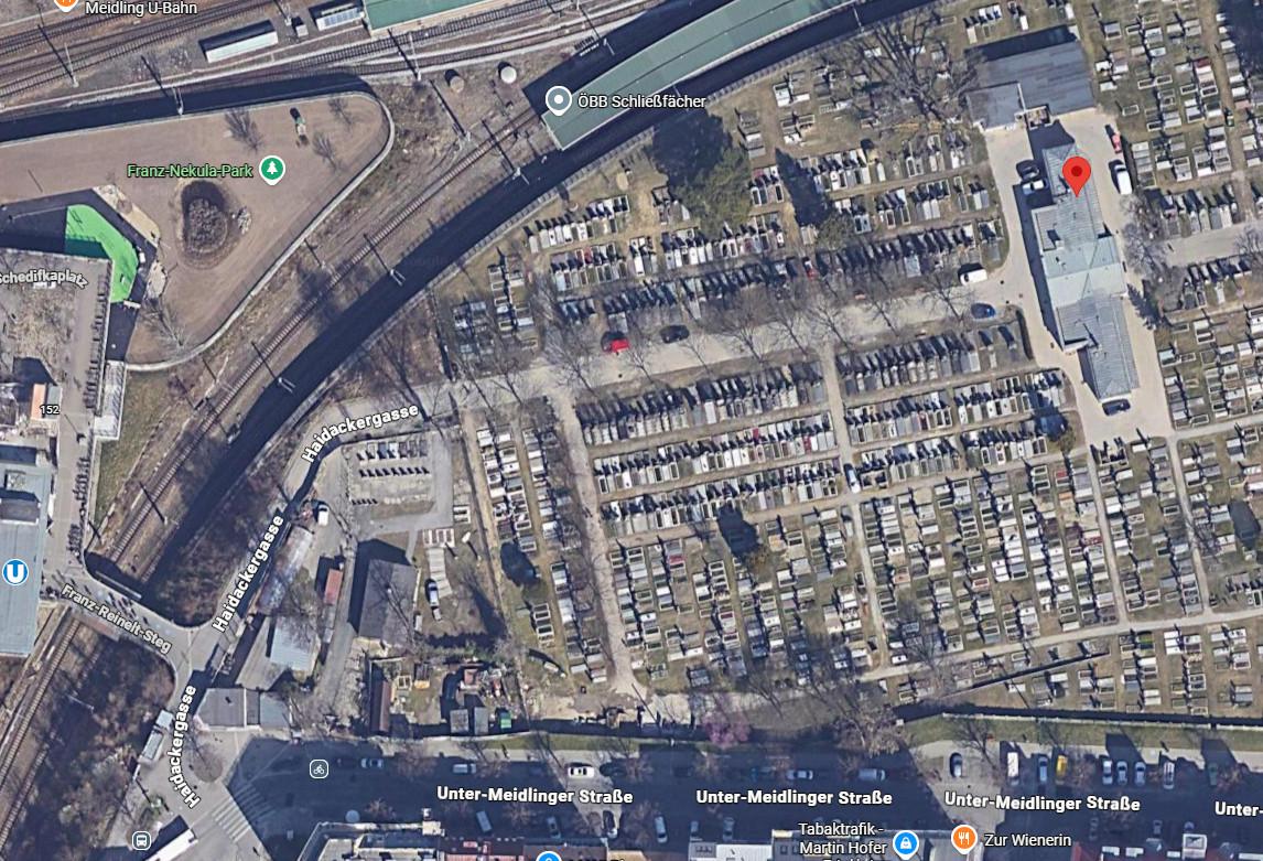 FH Meidling Aufbahrungshalle - Zugang über Haidackergasse 6