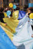 Flagge Ukraine mit Luftballons, byNatiFreePicPexels