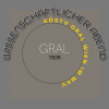 Logo für Wissenschaftliche Abende bei Gral Wien in Weiss-Schwarz-Gold auf grauem Hintergrundrund